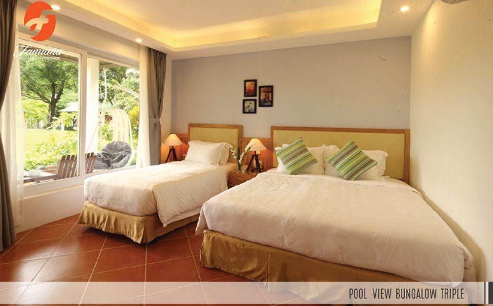 Pool View Bungalow Triple, Famiana Resort & Spa Phu Quoс 4*