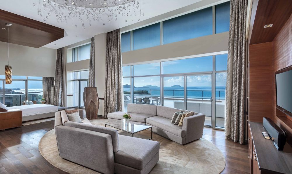 Three bedrooms panoramic ocean view suite, Mgm Grand Sanya 5*