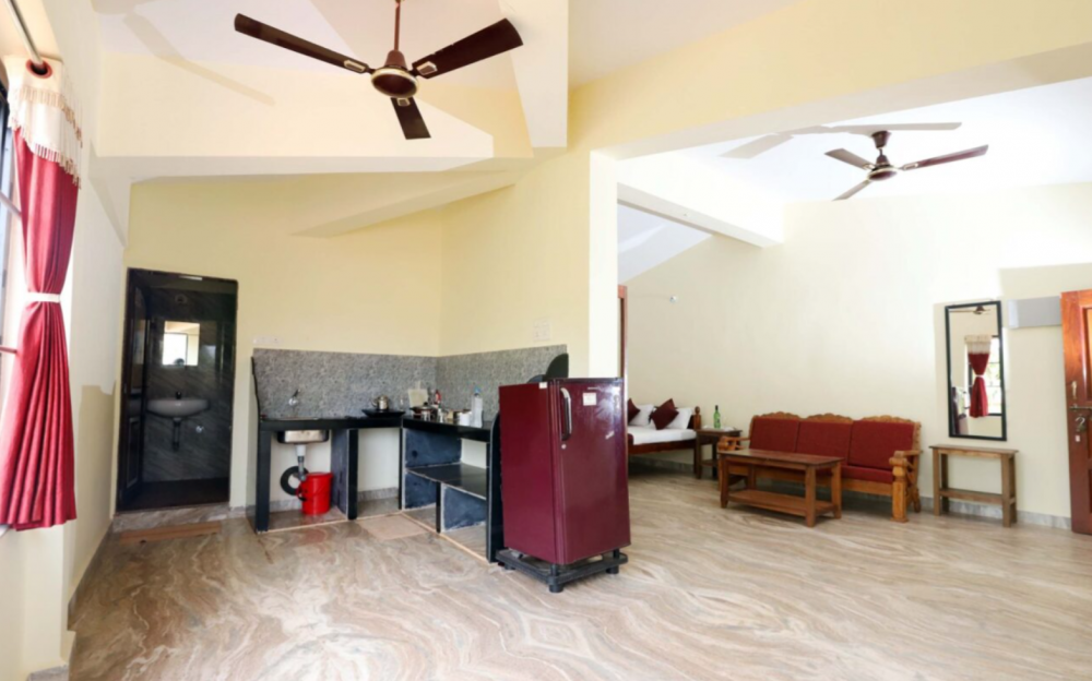 1 Bed Room Apt. AC with Kitchen, Morjim Sunset 3*