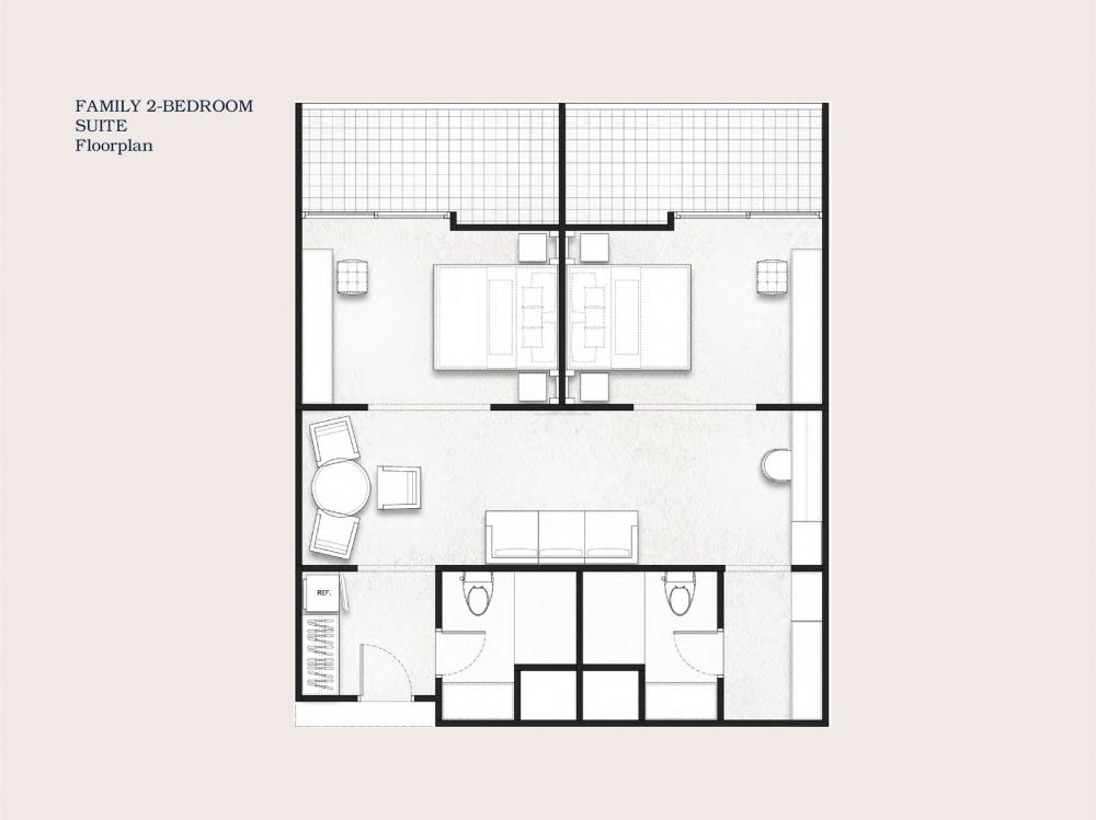 Family Two-bedroom Suite, Manhattan Pattaya Hotel 4*