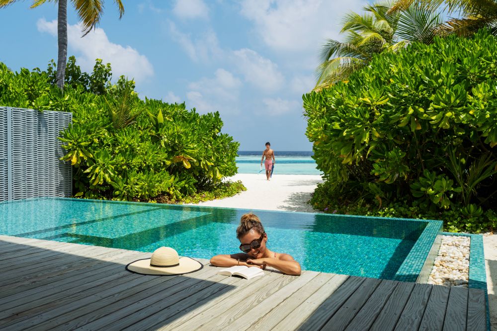 Two Bedroom Beach Villas With Private Pool, Outrigger Maldives Maafushivaru Resort (ex. Lti Maafushivaru Maldives) 5*