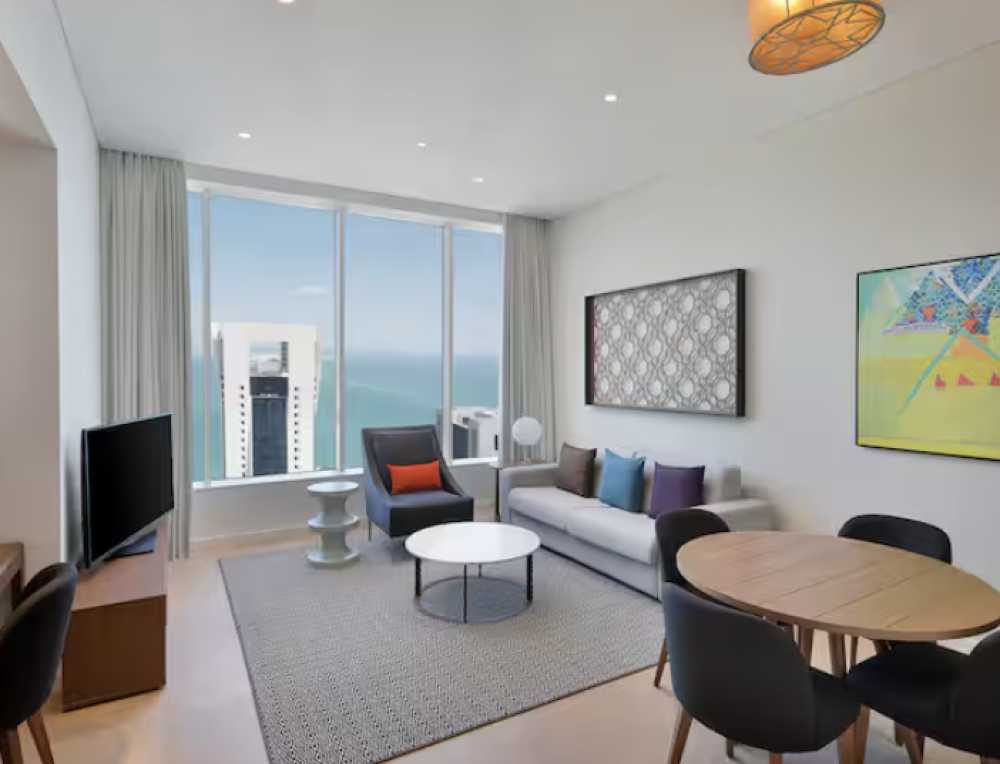 Horizon One Bedroom Suite Sea View, Aleph Doha Residences, Curio Collection by Hilton 5*