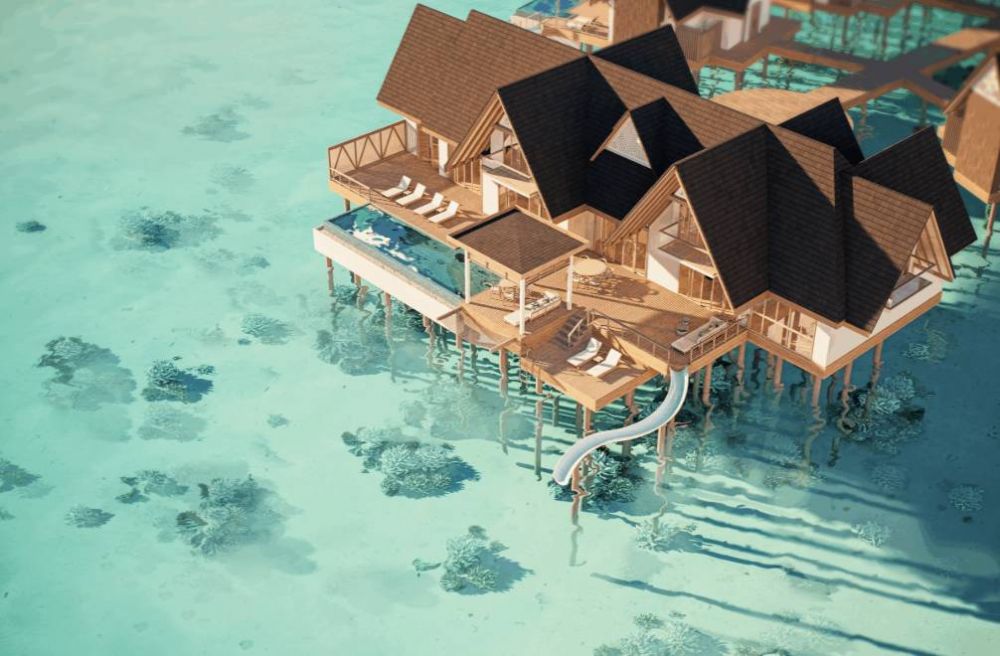 Overwater Presidential Suite with Slide, Meyyafushi Maldives 5*