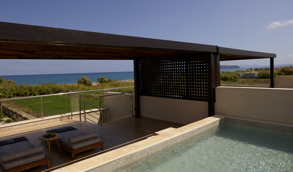 universe panorama suite with roof private pool, Asterion Beach Hotel & Suites 5*