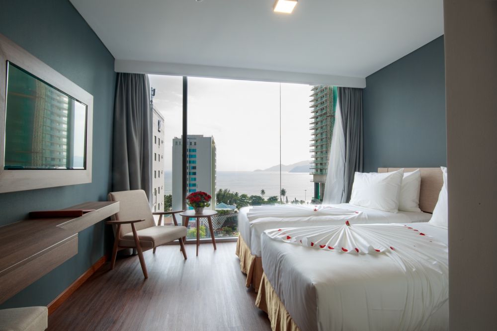 Deluxe City View/ Partial Sea View, Libra Hotel Nha Trang 4*