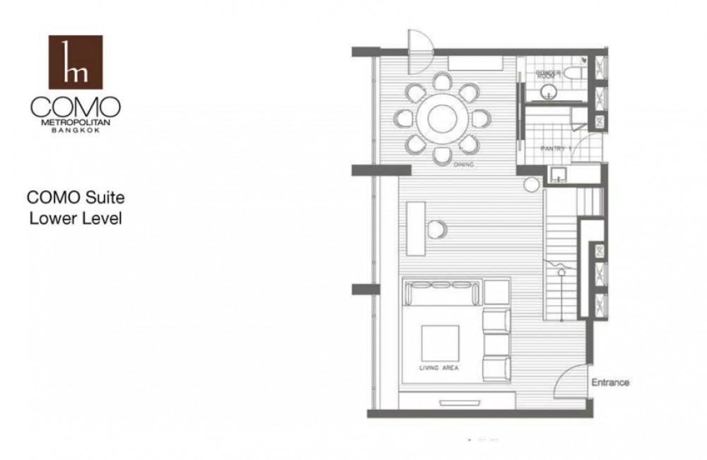 COMO Suite, COMO Metropolitan Bangkok 5*