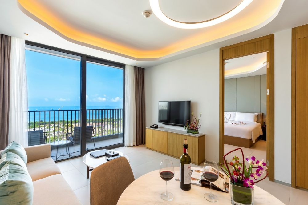 One-Bedroom Deluxe Ocean Family, Oakwood Apartment Sanya 4*