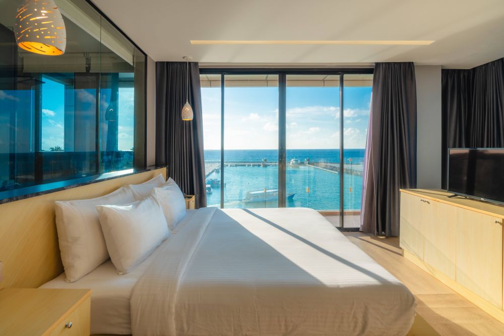 Executive Sea View with Balcony, Swarn by Hawks Hotels (ex. Clarks Exotica Kamadhoo Maldives) 4*