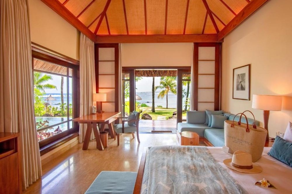 Beachfront Suite Pool Villa Bedroom, Shanti Maurice Resort & Spa 5*