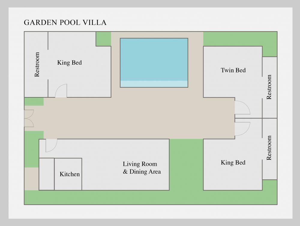 Garden Pool Villa 1/2/3 Bedroom, New World Phu Quoc Resort 5*