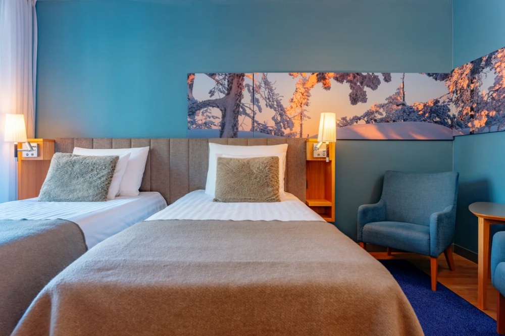 Standard twin rooms with extra bed possibility, Break Sokos Hotel Levi 4*