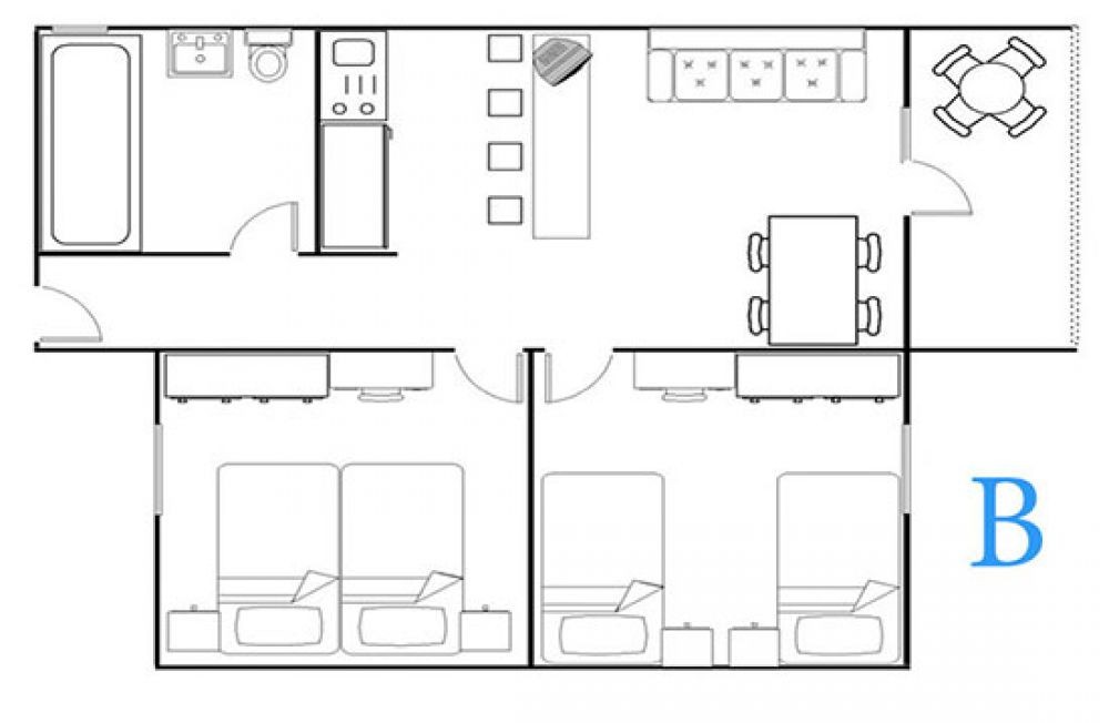 Apartment Standart 4+1/ Standart Plus 4+1, Apartments Medena 3*