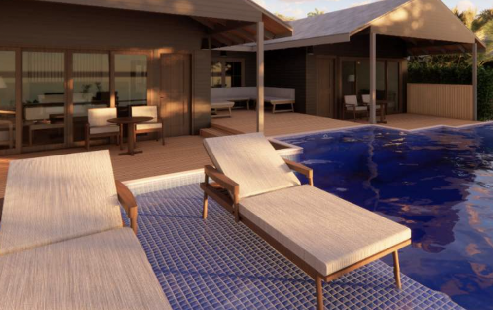 Two Bedroom Beach Pool Villa, Meeru Island Resort 4*