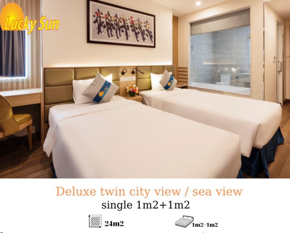 Deluxe City View/Sea View, Lucky Sun Hotel 4*