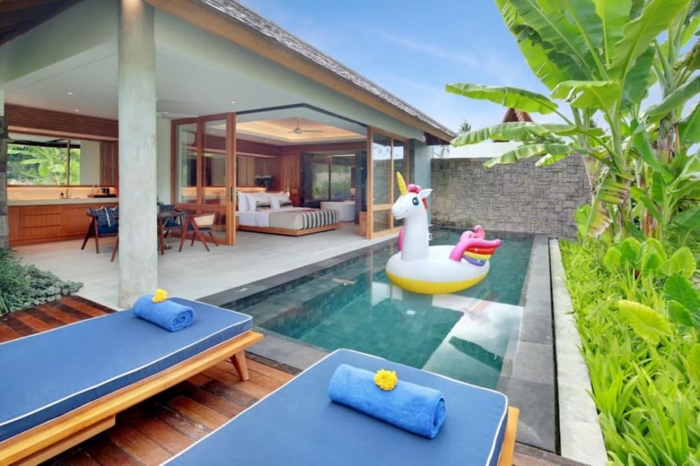 Royal 1BR Ricefield View Villa with Private Pool, Kaamala Resort Ubud 4*