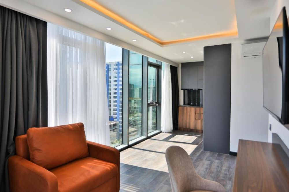 Premium One Bedroom Front Sea View Apartment, Batumi View Luxury 