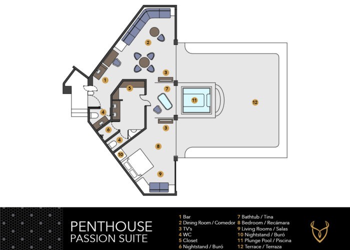 Penthouse Passion Suite With Plunge Pool, Desire Riviera Maya Pearl Resort | Couples Only 21+ 5*