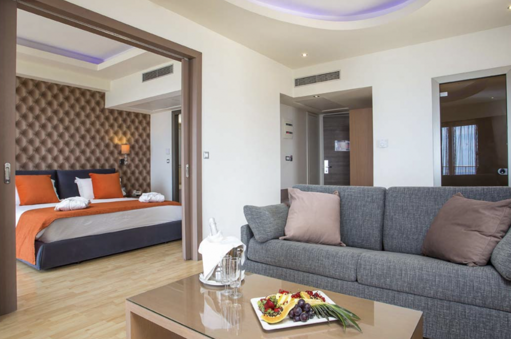 PRESIDENTIAL SUITE PANORAMIC SEA VIEW OUTDOOR JACUZZI, Pegasos Beach Hotel 4*