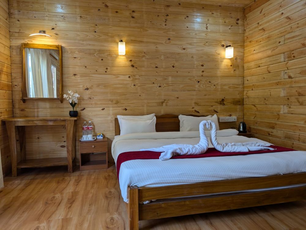 Wooden AC Cottage, Shaans Coco Palms Beach Resort (ex. Morjim Coco Palms) 3*