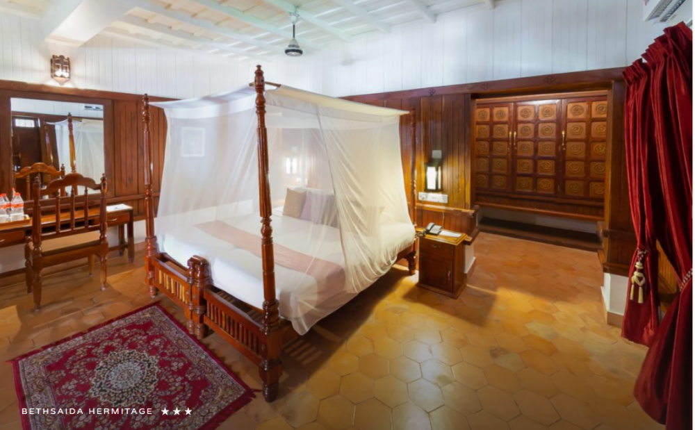 Wooden Kerala House A/C, Bethsaida Hermitage 4*