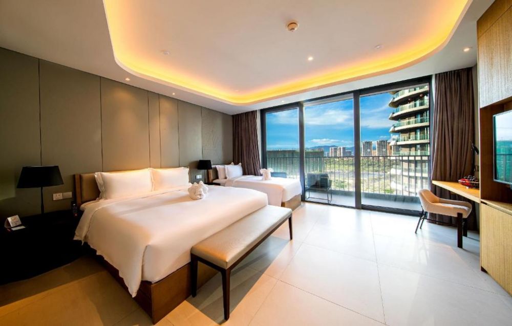 Studio Superior Garden View Family, Oakwood Apartment Sanya 4*