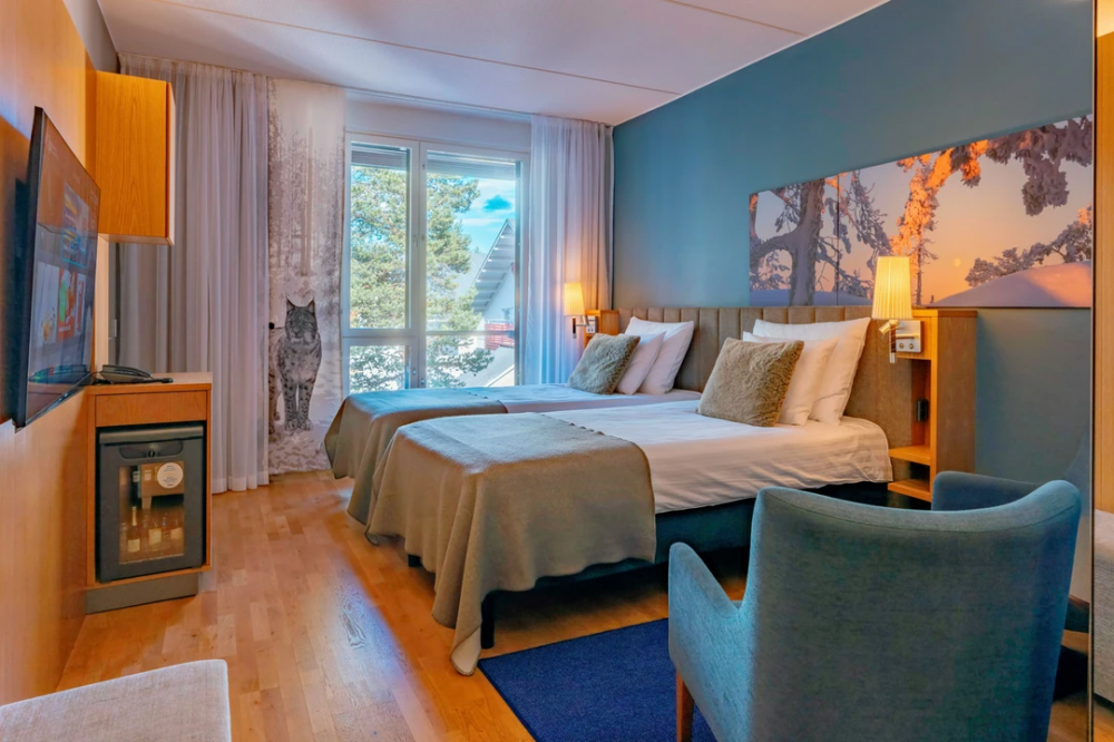 Standard twin rooms with extra bed possibility, Break Sokos Hotel Levi 4*
