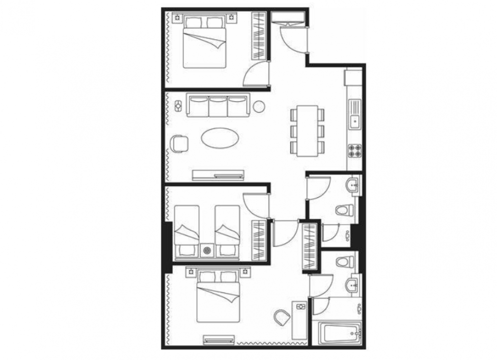 3 Bedroom Premier, Somerset Kuala Lumpur 4*