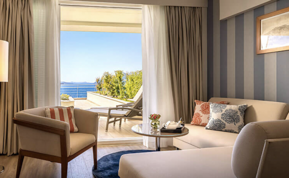 Room for 4/4+1 Seaview, Valamar Collection Dubrovnik President 5*