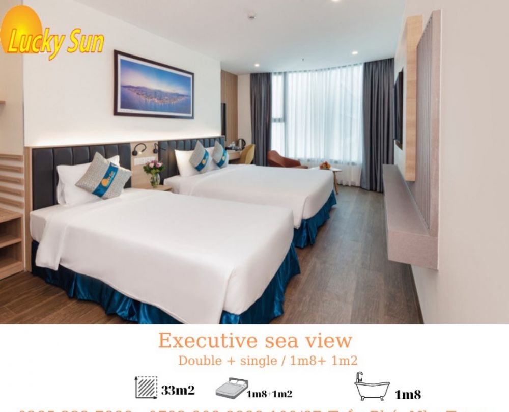 Executive Triple Sea View, Lucky Sun Hotel 4*