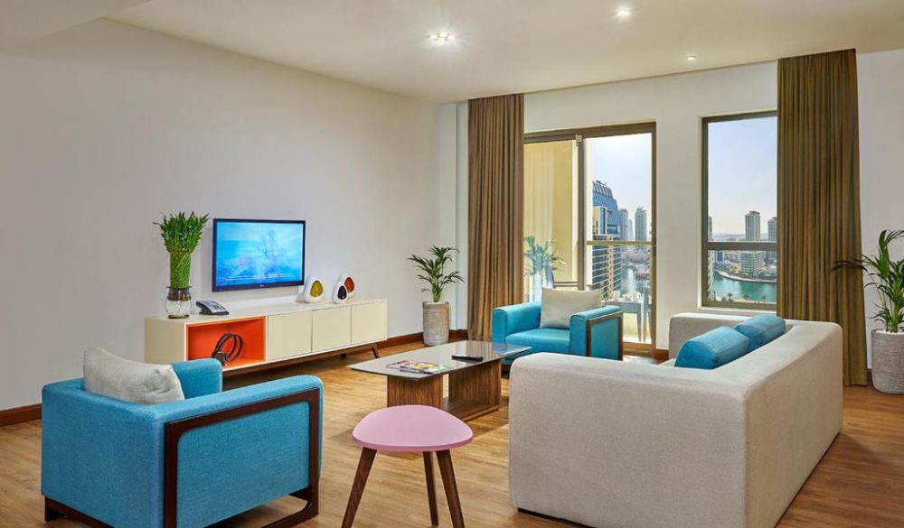 Two-bedroom Suite Balcony City View, Ramada Hotel & Suites By Wyndham Jbr (ex. Hawthorn Suites) 4*