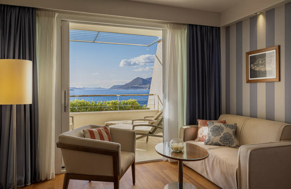 V Level Suite for 2+2 with Jacuzzi, Valamar Collection Dubrovnik President 5*