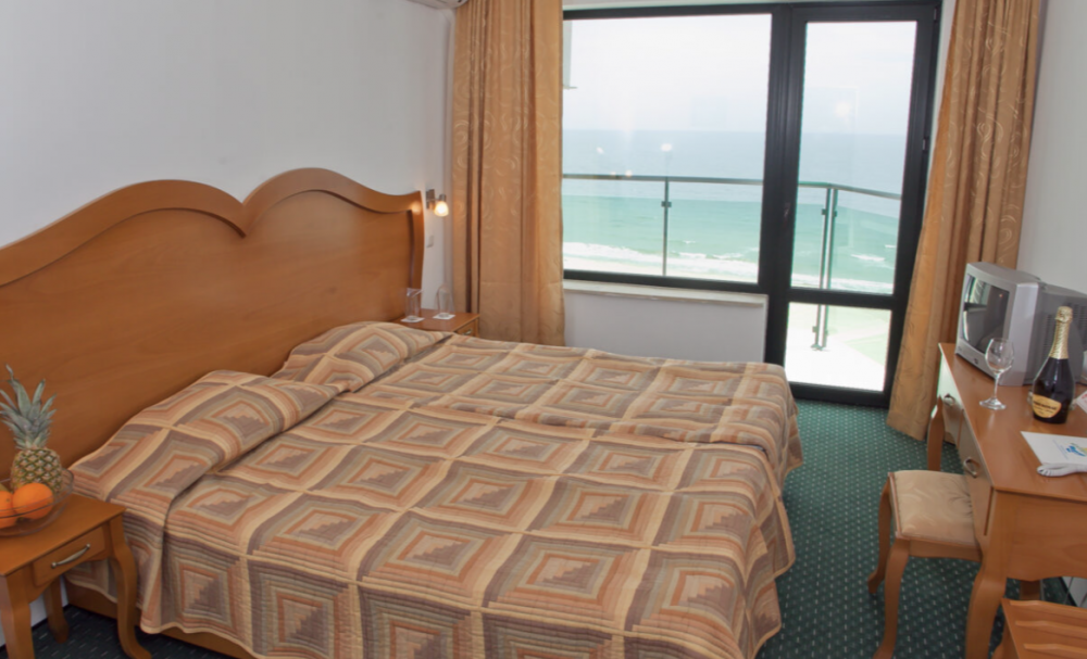 Standard twin room with front sea view, Slavyanski Sunny Beach 3*