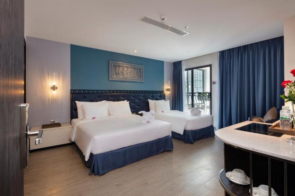 Classic Triple with Balcony, Erica Nha Trang Hotel 4*