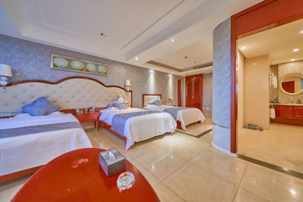 Landscape Triple Room, Sanya Yejing Lan'an Grand Hotel (Dadonghai Square Branch) 2+