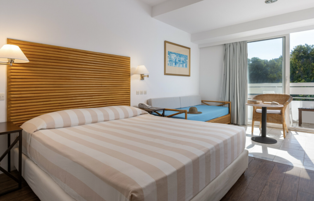 SUPERIOR DOUBLE ROOM GARDEN VIEW/PARTIAL SEA VIEW, Dionysos Hotel Rodos 4*