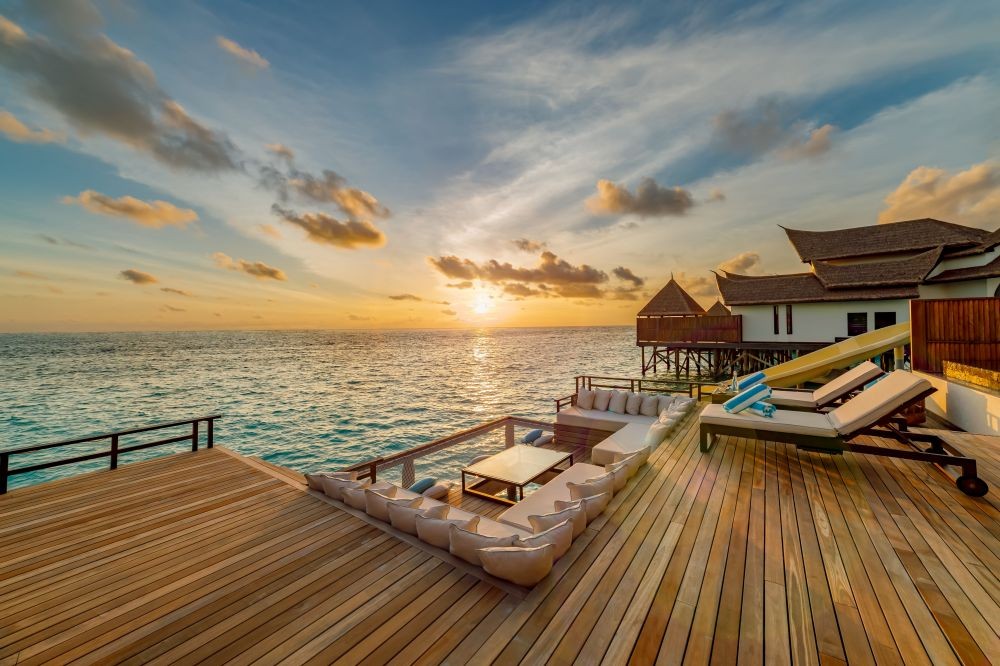 Ocean Pool RESERVE Sunset with Slide 2BR, OZEN Reserve Bolifushi (ex. Jumeirah Vittaveli) 5*