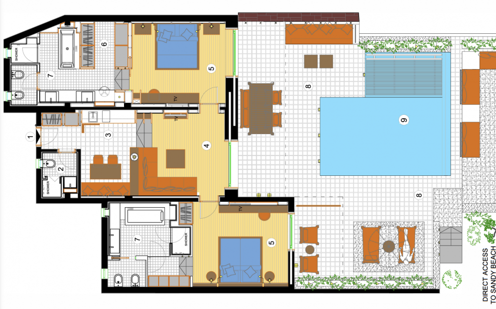 Twobedroom Presidential Villas, Elounda Peninsula All Suites Hotel Deluxe 5*