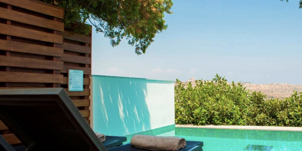 Superior Room Sea View Private Pool, Esperos Village Blue 5*