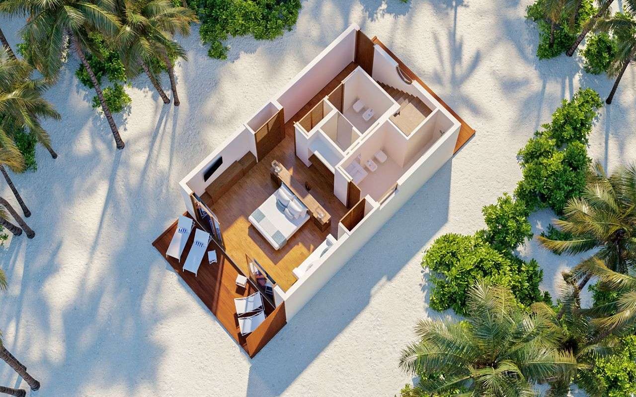 Beach Bungalow, Cinnamon Velifushi Maldives 5*