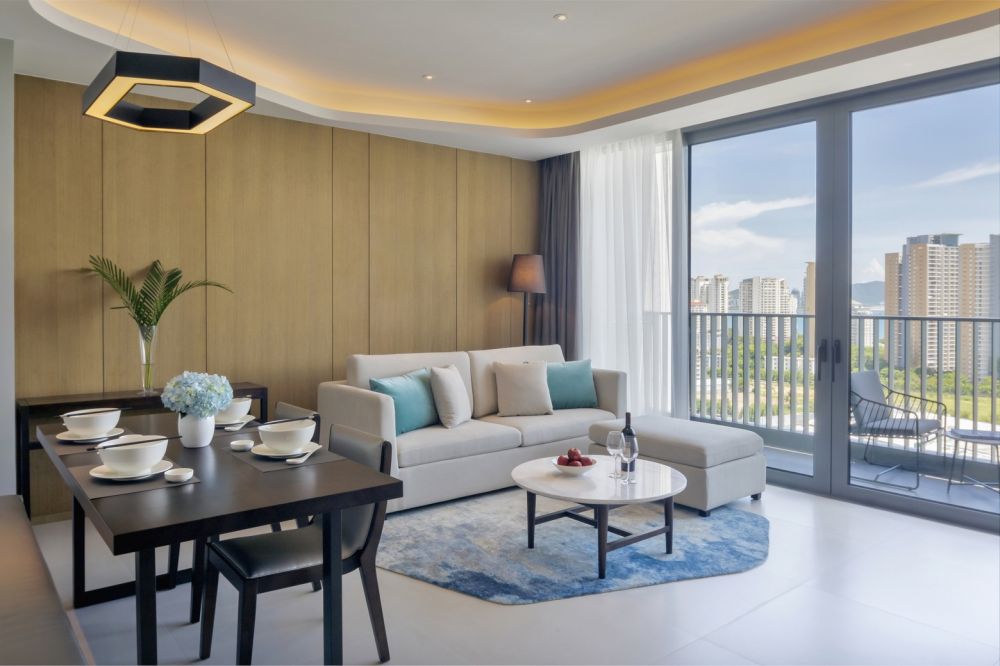 Two-Bedroom Deluxe Ocean View, Oakwood Apartment Sanya 4*