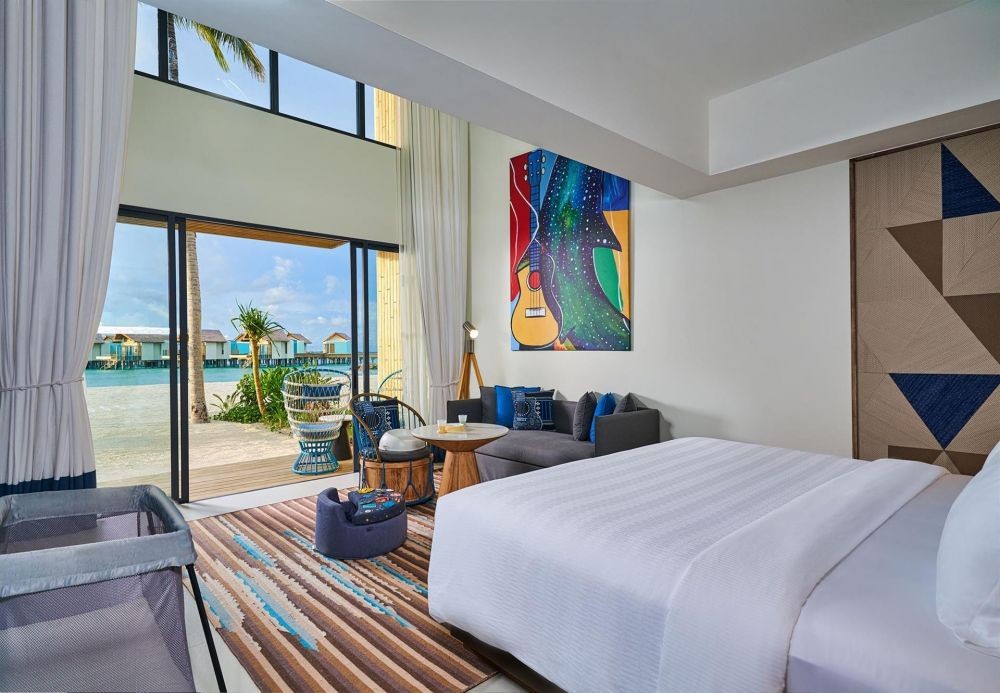 Two Bedroom Duplex Silver Family Suite, Hard Rock Hotel Maldives 5*