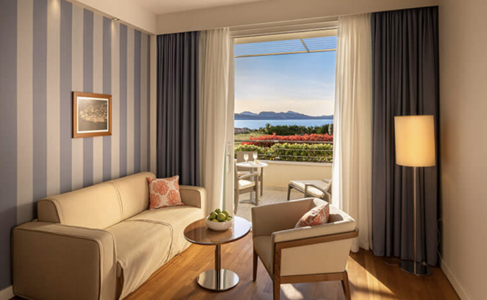 V Level Room for 2+1/2+2 Seaview, Valamar Collection Dubrovnik President 5*