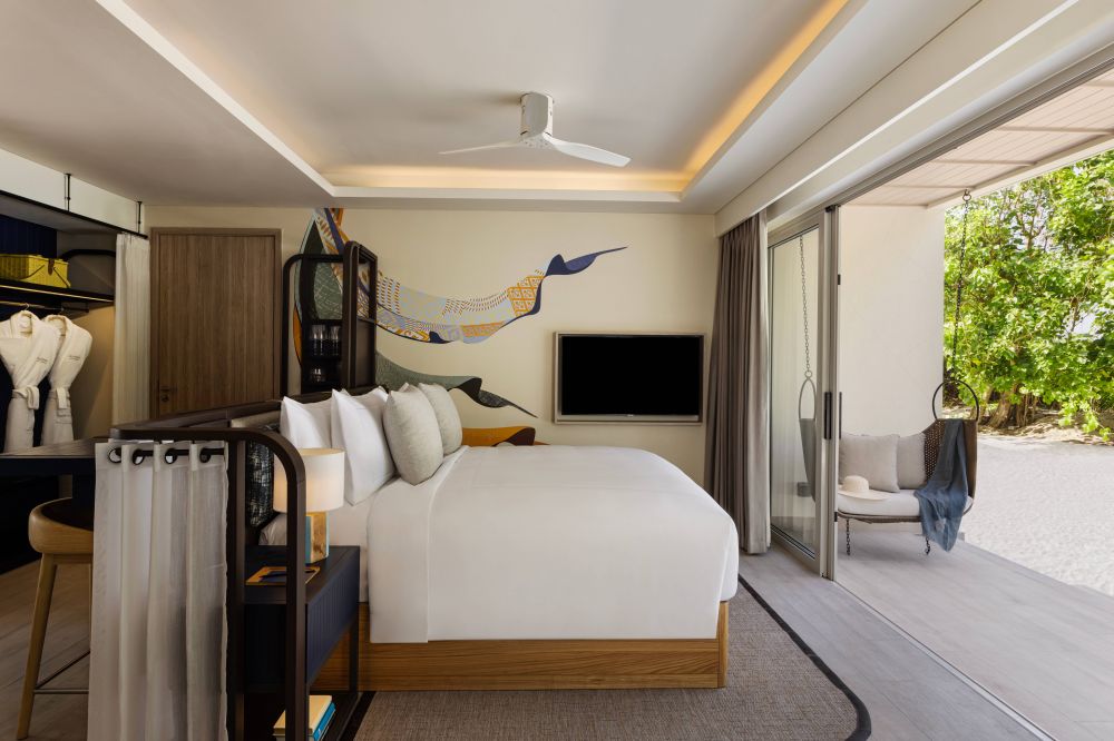 Premium Beachfront View Room, Avani+ Fares Maldives Resort 5*