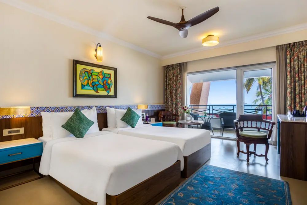 Sea View Deluxe Room, Bogmallo Beach Resort 5*