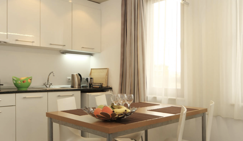 One-bedroom apartment with kitchenette, View Apartments 3*