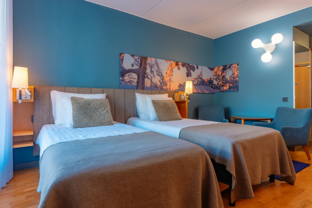 Standard twin rooms with extra bed possibility, Break Sokos Hotel Levi 4*