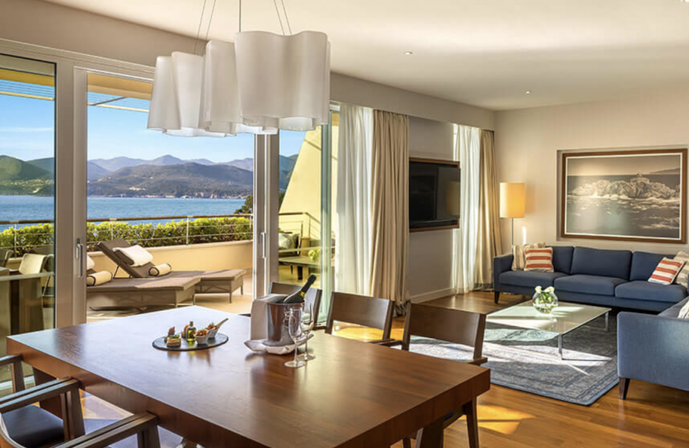 V Level Presidential Suite for 2+2 Seaview, Valamar Collection Dubrovnik President 5*