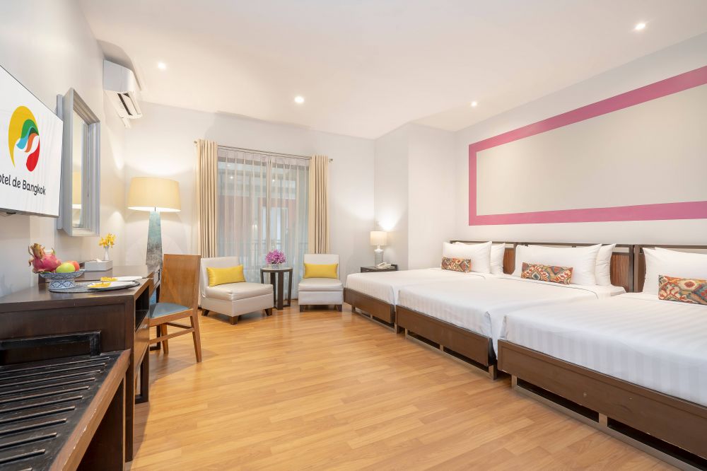 Deluxe Triple, Hotel De Bangkok 3*