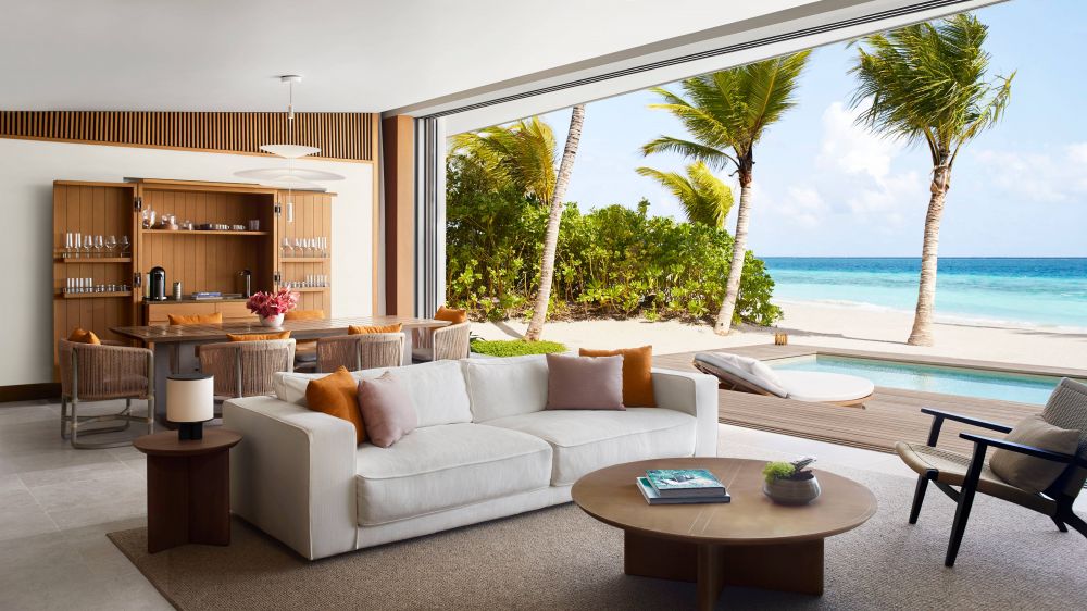 Two Bedroom Sunset Beach Pool Villa, The Ritz-Carlton Maldives 5*