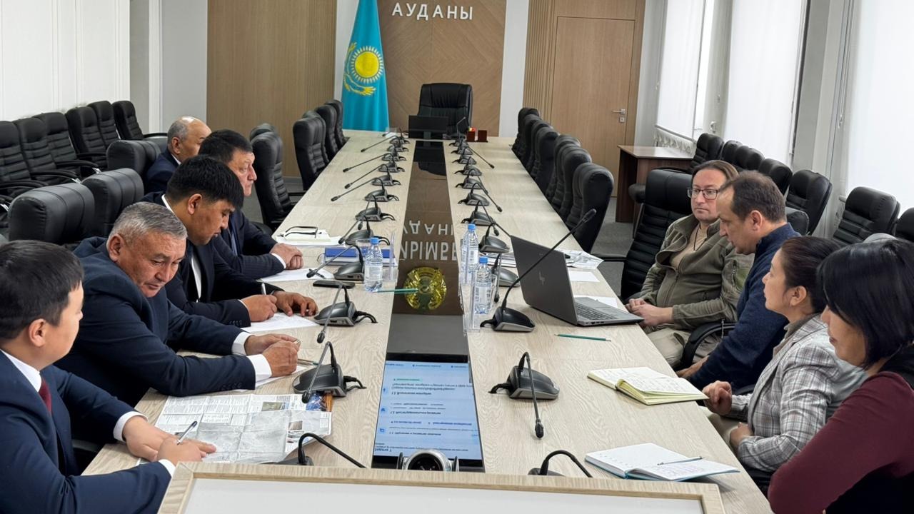 Рабочая встреча в селе Карасаз